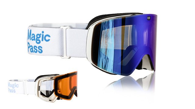 Goggle Magic CLIP ON - Weiss