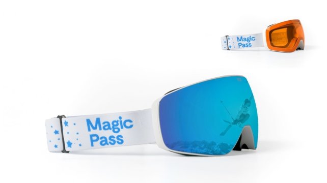 Goggle Magic CLIP ON - Weiss